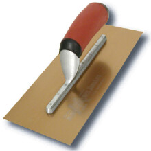 Marshalltown M4713DFDL Duraflex Gold Stainless Steel 16" x 5" Durasoft Handle