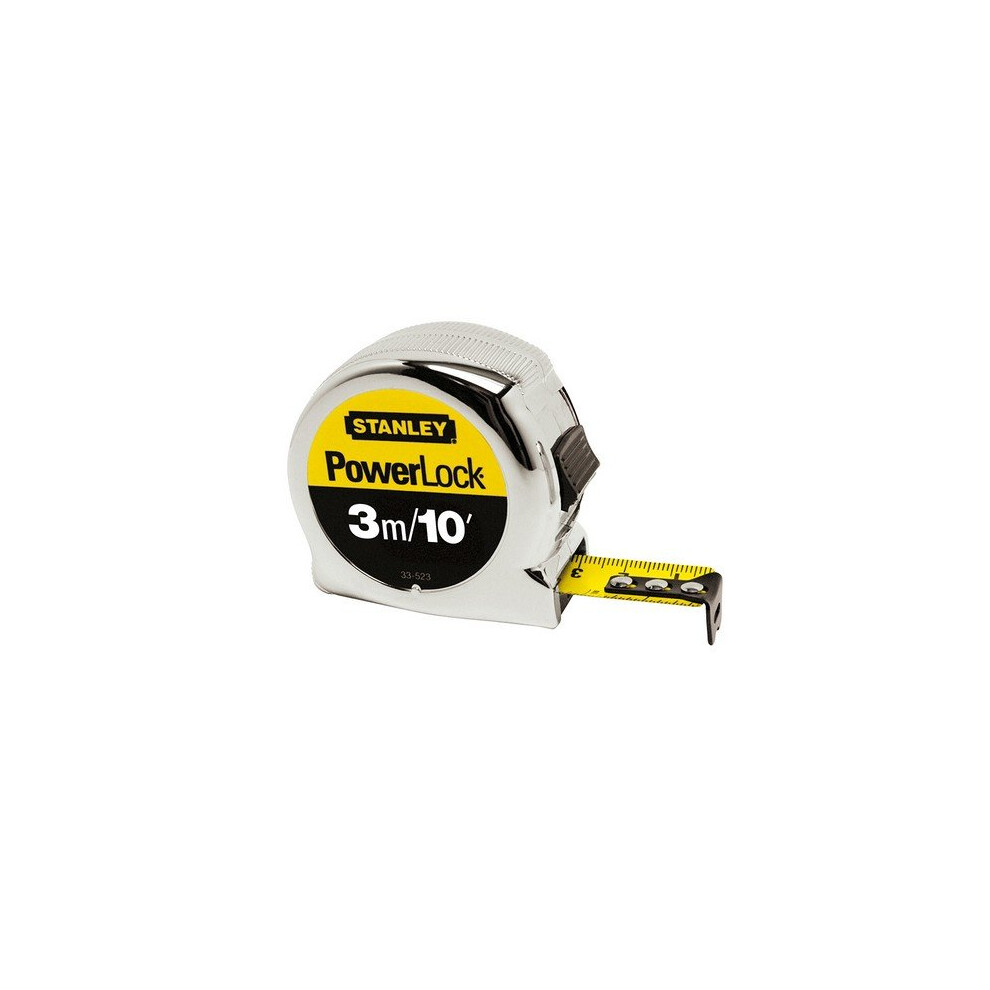 Stanley 0-33-523 Powerlock Tape Measure 3 Metre Metric Imperial