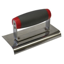Faithfull FAISGTEDGESS Edging Trowel Soft-Grip Handle 6in x 3in