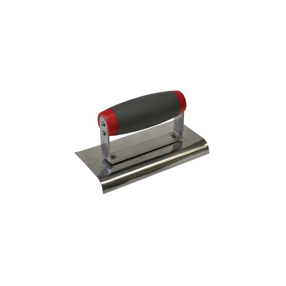 Faithfull FAISGTEDGESS Edging Trowel Soft-Grip Handle 6in x 3in