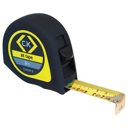 CK Tools CK T3442M 8 Softech Tape Measure 8M Metric Only