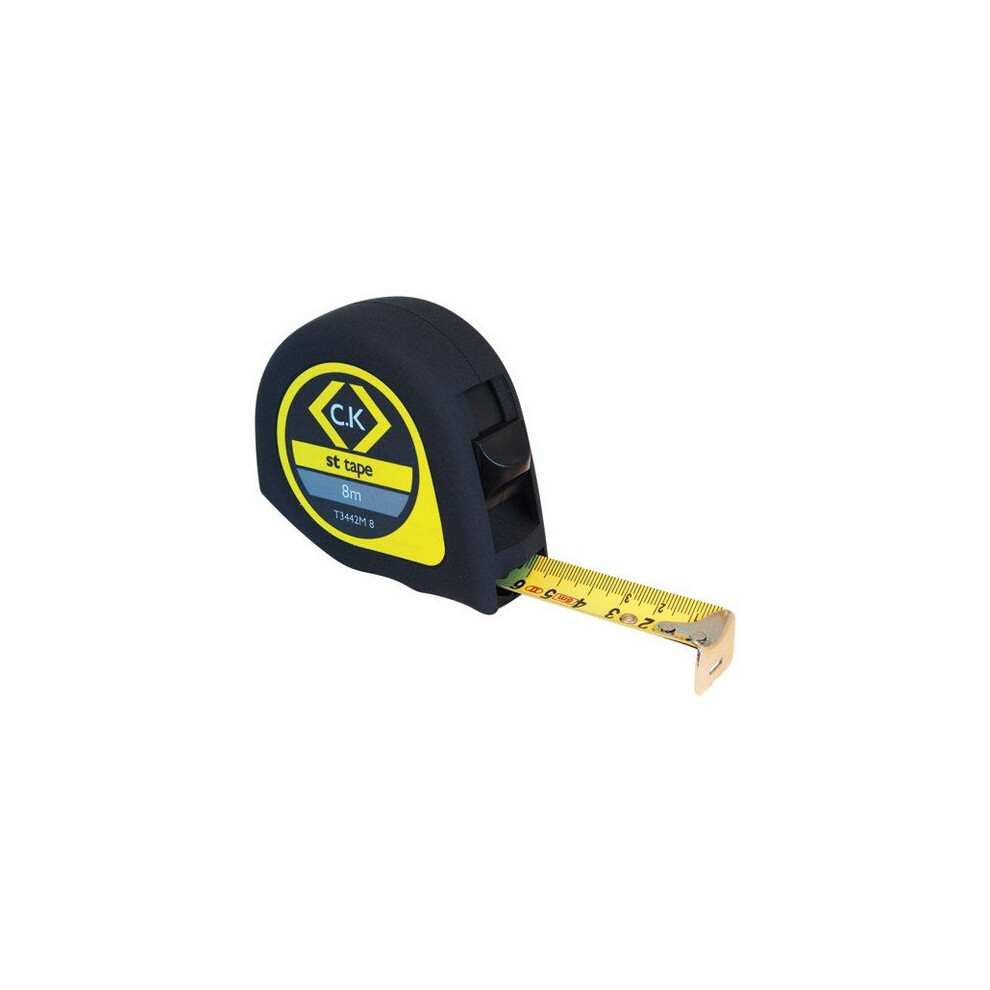 CK T3442M 8 Softech Tape Measure 8M Metric Only