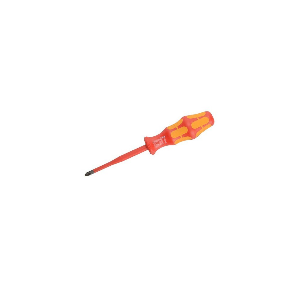 Wera 006451 Kraftform Plus 162iS VDE Slimline Screwdriver Phillips PH2 x 100mm