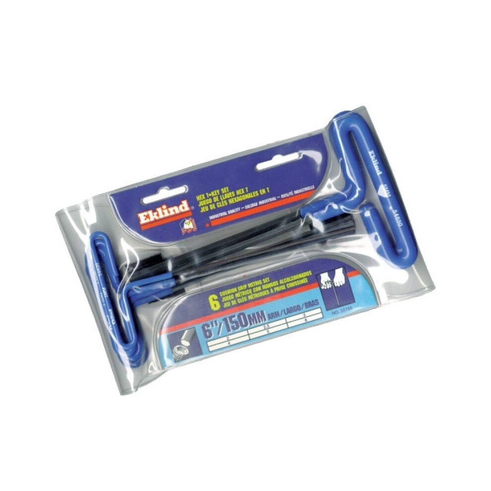 Photos - Other Hand Tools Eklind REK55198 Cushions Grip T Key Sets in Plastic Pouches 2.0 - 10.0mm