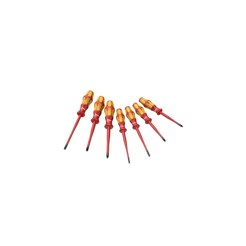 Wera 5135961001 Kraftform Plus VDE Slimline Screwdriver Set of 7 SL / PH / PZSL