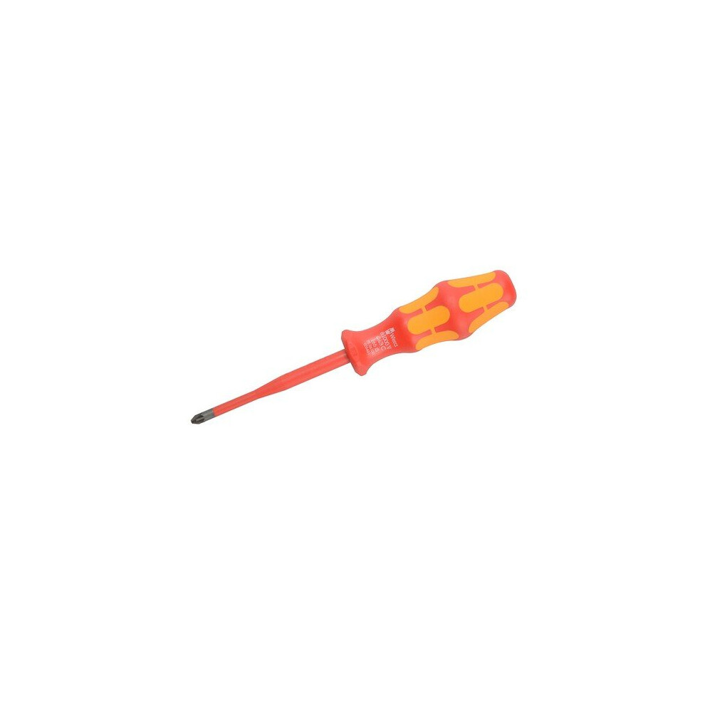 Wera 006461 Kraftform Plus 165Is Vde Slimline Screwdriver Pozidriv Pz2 X 100Mm