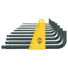 CK T4443M Ball End Hex Allen Key Metric Set Of 10