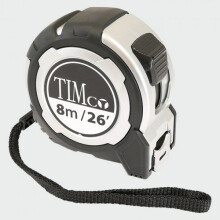 TIMco 8MTAPEM Tape Measure 8m 26ft x 25mm Wide