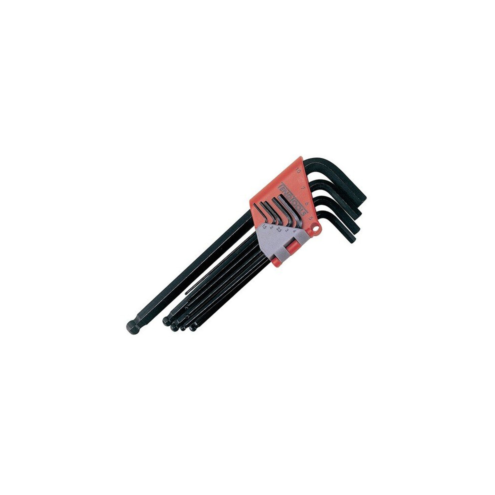 Teng 1479MMA Ball Point Hexagon Key Set of 9 Metric (1.5-10mm)