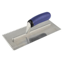 Vitrex 102970 Professional Notched Adhesive Trowel Square 4mm Stainless Steel 11in x 4.1/2in