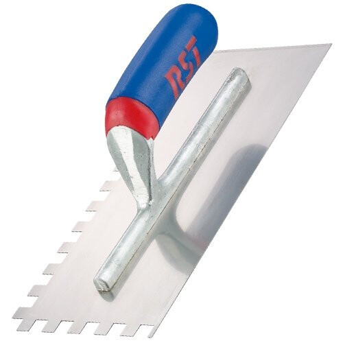 RST RTR8002 Notched Trowel 11" x 4.1/2" 6mm Soft Grip
