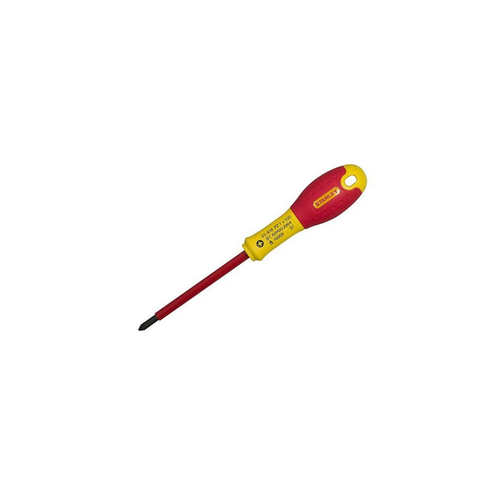 Stanley Fatmax 0-65-418 Insulated VDE Screwdriver Pozi PZ1 x 100mm