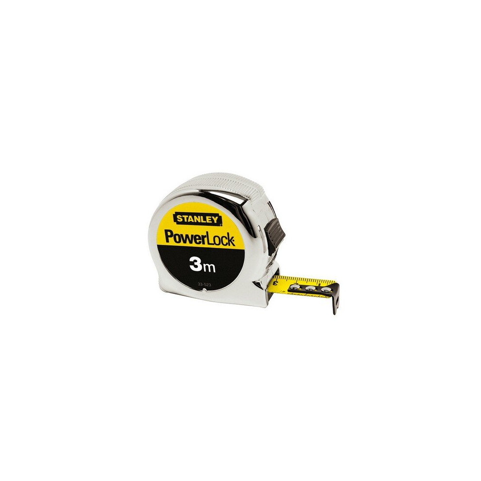 Stanley 0-33-522 Powerlock Tape Measure 3 Metre Metric Only