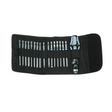 Wera 071116 Kompakt 60 Stainless Bit-Holding Screwdriver Kit of 17 Pouch