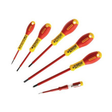 Stanley 0-65-441 FatMax Screwdriver Set Insulated Phillips & Parallel Set of 6