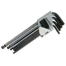 Teng Tools 9-delige Zwarte SAE Balpunt Inbussleutelset (5/64 Inch - 3/8 Inch) - 1479AF
