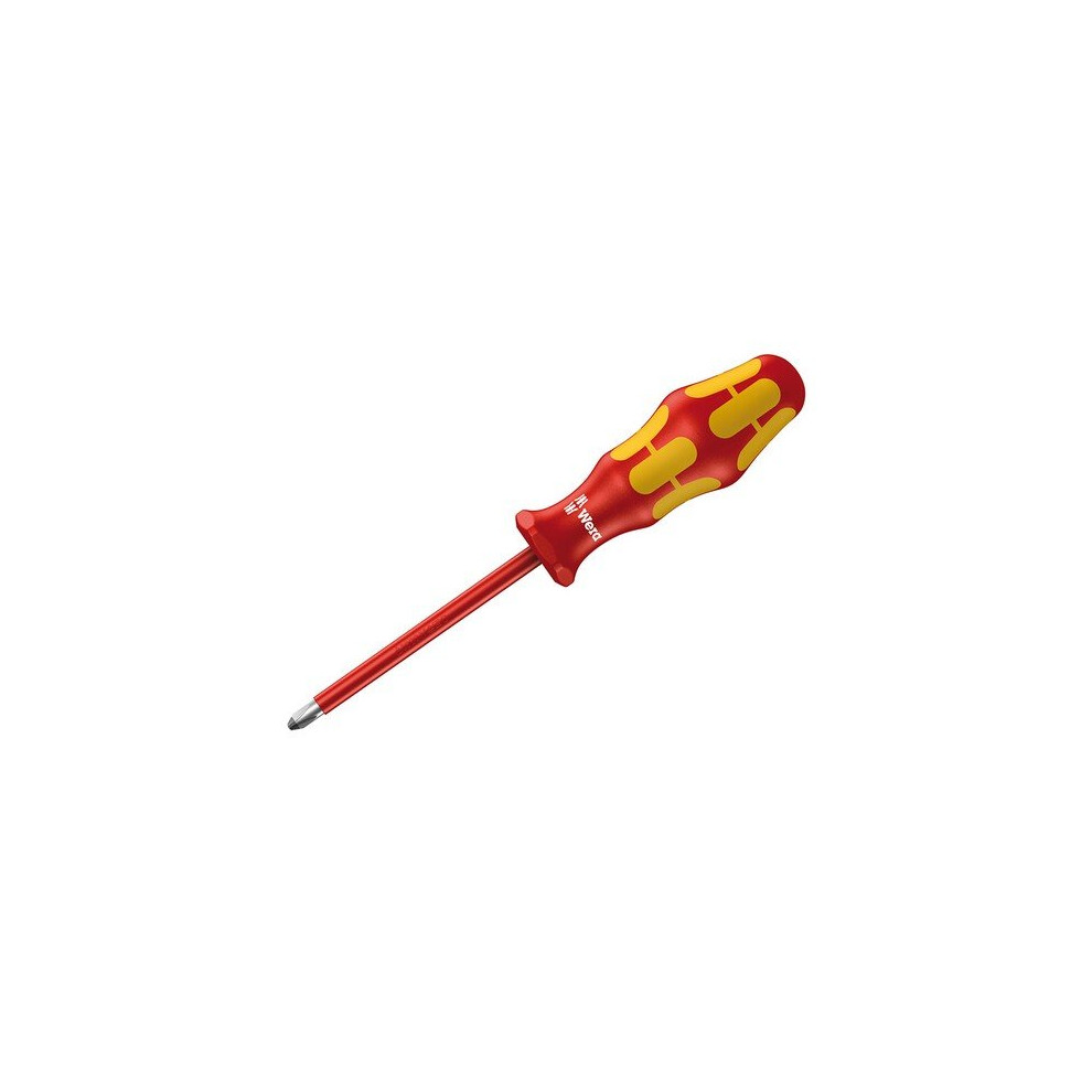Wera 006166 Kraftform 165I Vde Insulated Screwdriver Pozidriv Pz3 X 150Mm
