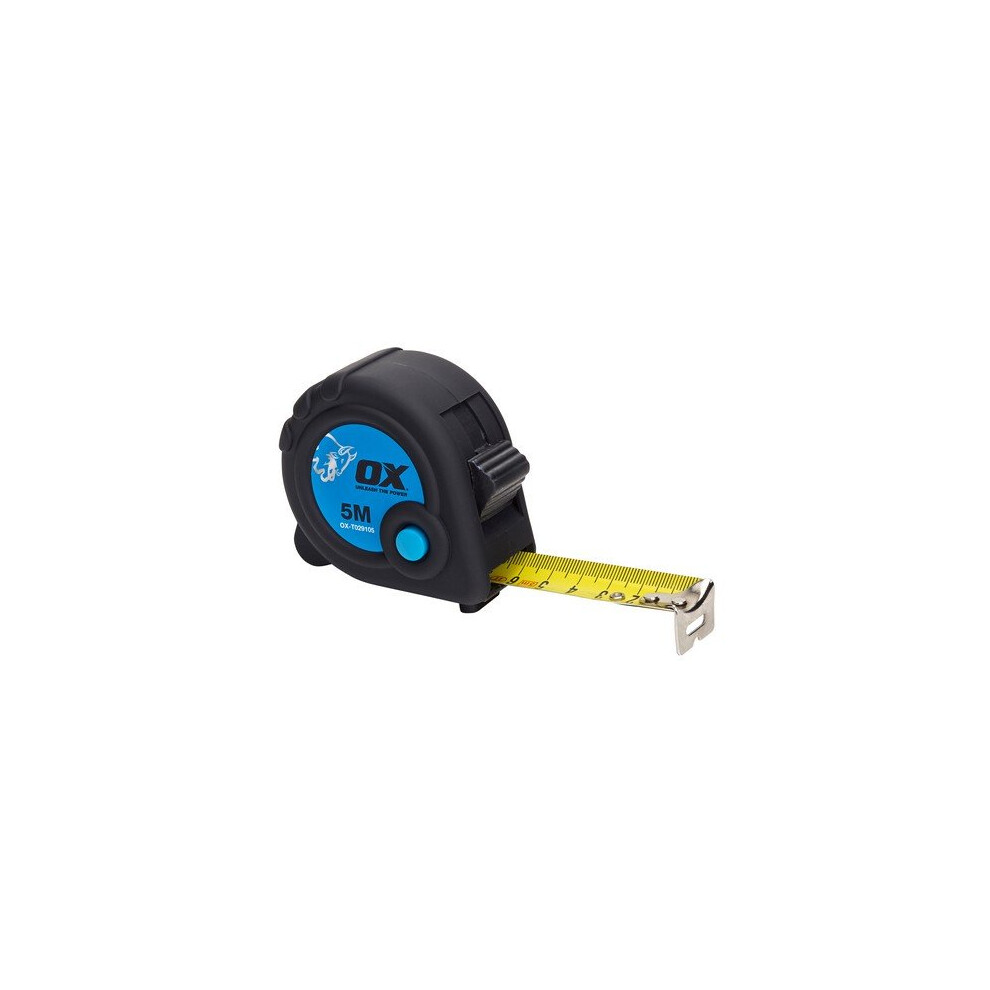 OX T029105 Trade 5m Tape Measure 5 Metre Metric Only