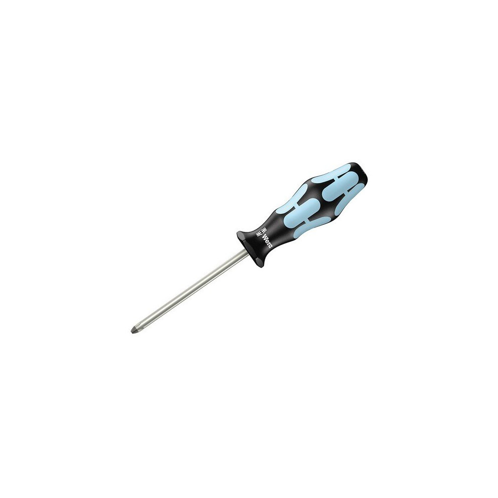 Wera 032031 Kraftform Plus 3355 Stainless Steel Screwdriver Pozidriv PZ1 x 80mm