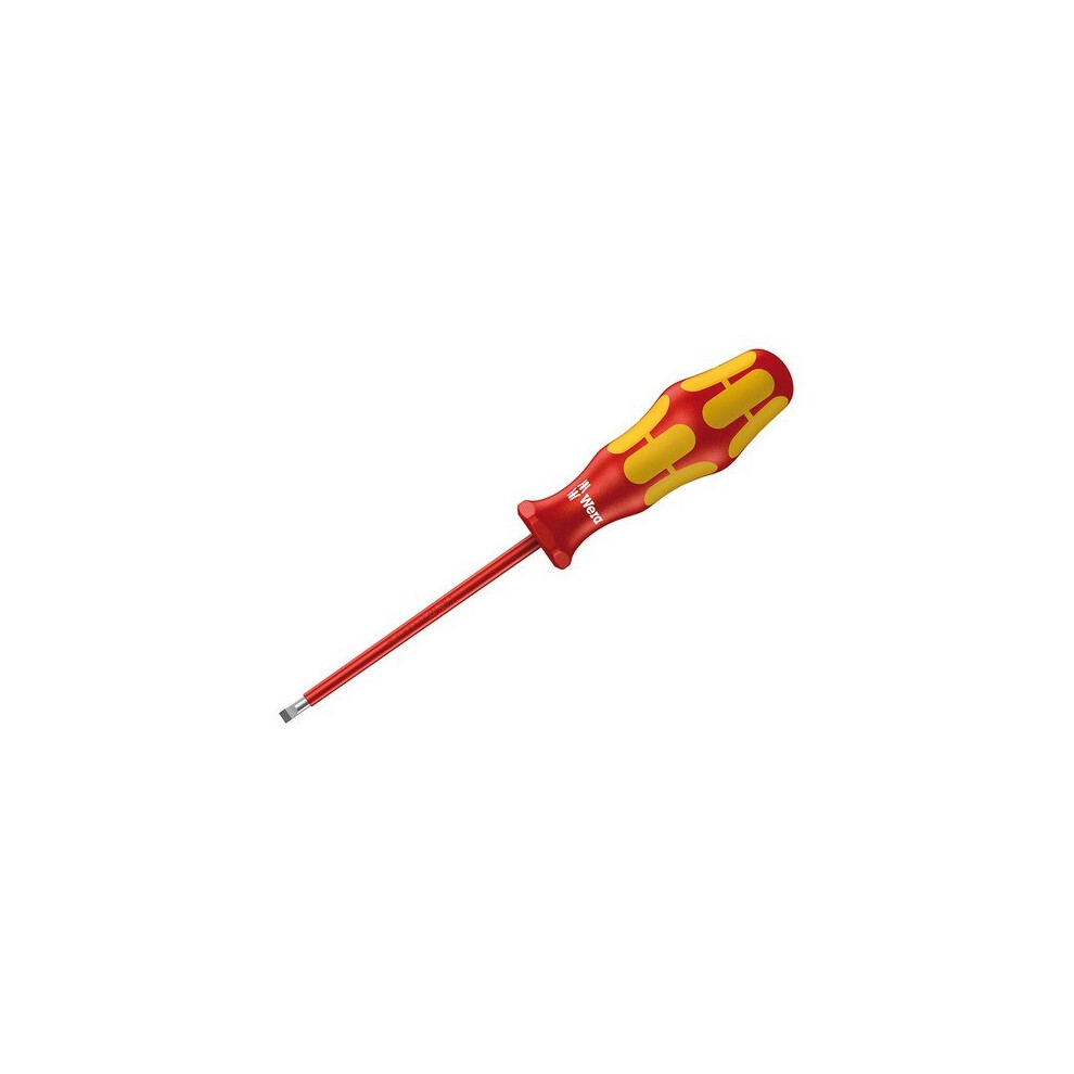 Wera 006115 Kraftform 160i VDE Insulated Screwdriver Slot Tip 4.0 x 100mm