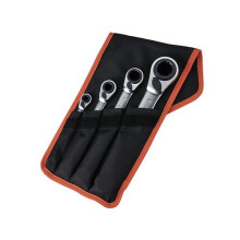 Bahco S4RM/4T Reversible Ratchet Spanners Set 4 Piece 8-27mm