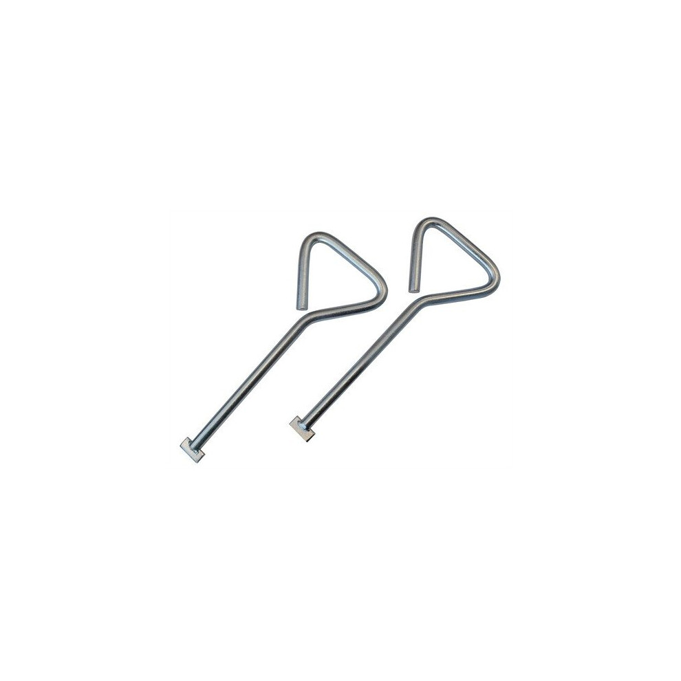 Faithfull FAIMHK320 Manhole Keys (Pair) 320mm
