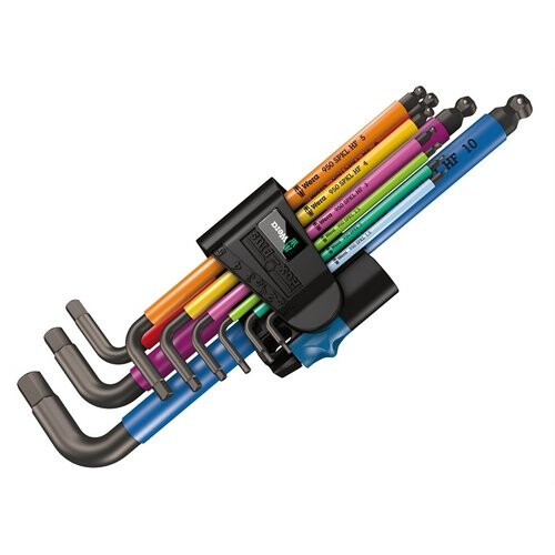 Wera Wera 5022210001 950 SPKL/9 Hex-Plus Holding Function Metric L-Key 1.5-10mm Set of 9