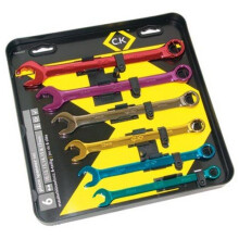 CK T4345/6ST Speed Combination Spanner Colour Coded Set Of 6