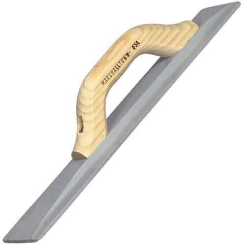 Marshalltown Marshalltown M145 Magnesium Float Square End 16" x 3.1/8" Shaped Wooden Handle