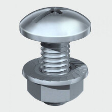 TIMco CTB612 Cable Tray Bolt and Flange Nut BZP M6 x 12mm Box of 200