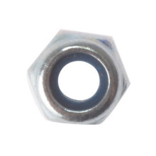 Forge 100NYLOC6 Hexagon Nut & Nylon Insert ZP M6 Bag of 100