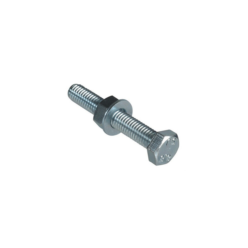 Forge FPHBN850 High Tensile Set Screw ZP M8 x 50mm Forge Pack of 4