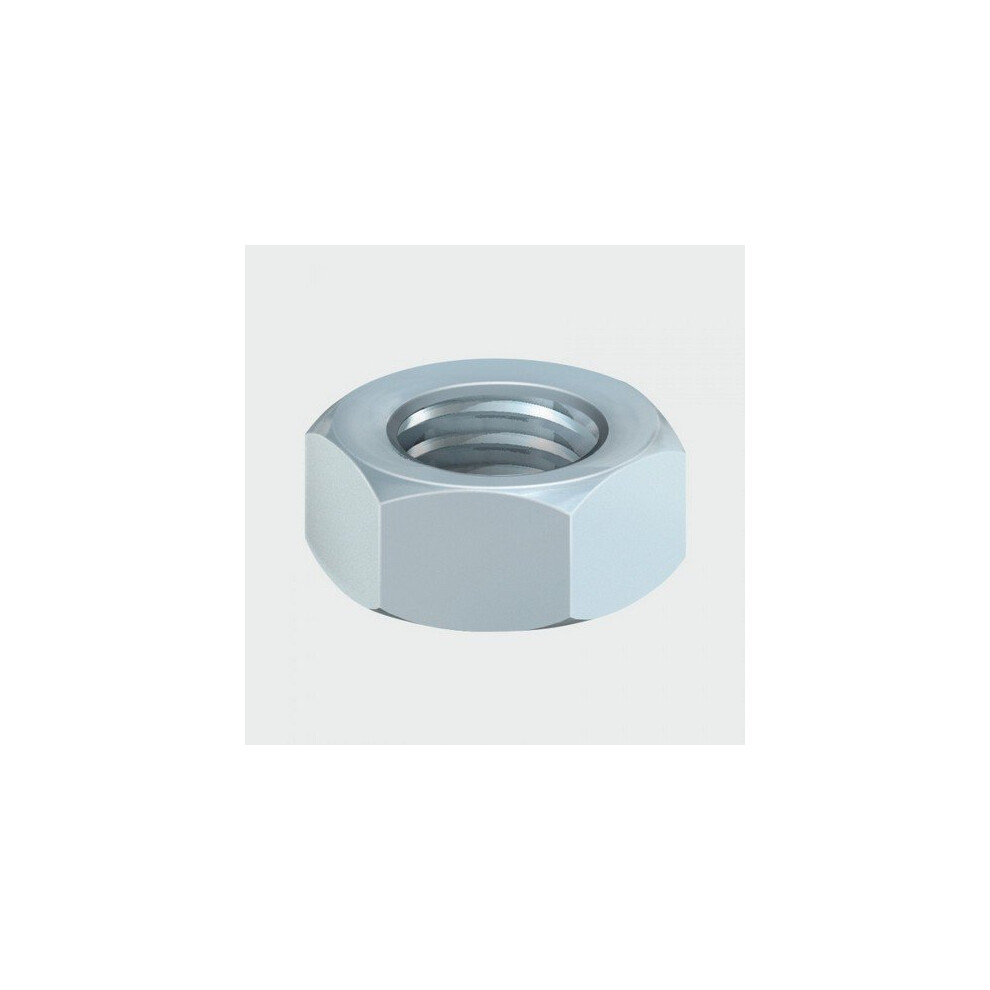 Timco Nh16z Hex Nut Din 934 Bzp M16 Box Of 100