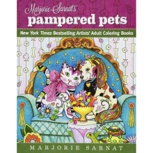 Marjorie Sarnat's Pampered Pets: New York Times Bestselling Artists' Adult Coloring Books