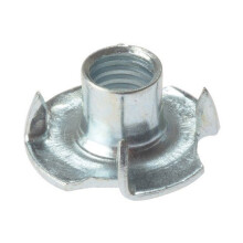 Forge 10PTN8 Pronged T Nuts ZP M8 Bag of 10