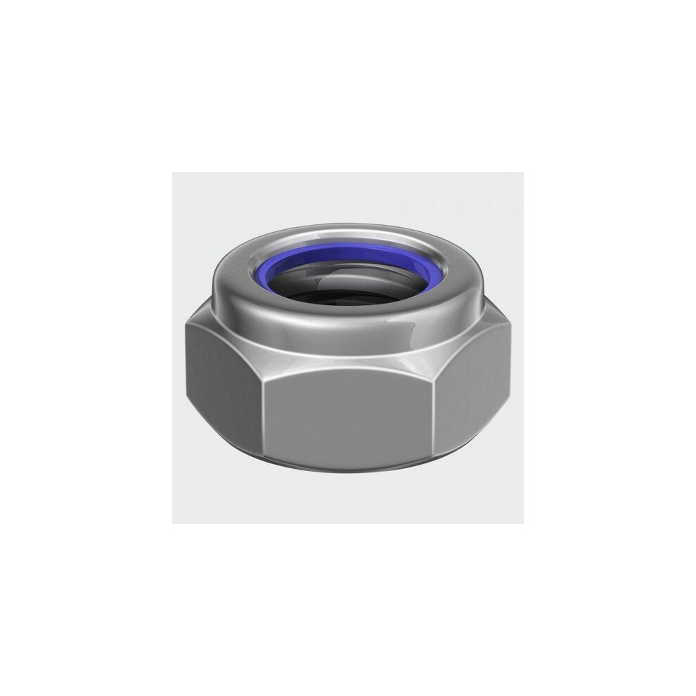 Timco Nt12ssp T Nylon Nut Din 985 A2 Stainless Steel Bag Of 4 5055893383254