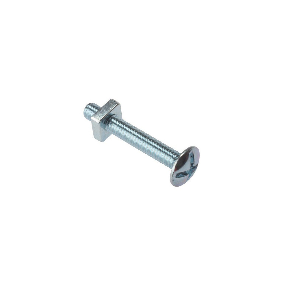 Forge 25RBN670 Roofing Bolt Zp M6 X 70mm Bag Of 25