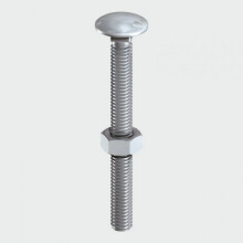 TIMco 10150CBSSP Carriage Bolt SS 10 x 150mm Bag of 2
