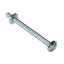 Forge 25RBN660 Roofing Bolt ZP M6 x 60mm Bag of 25
