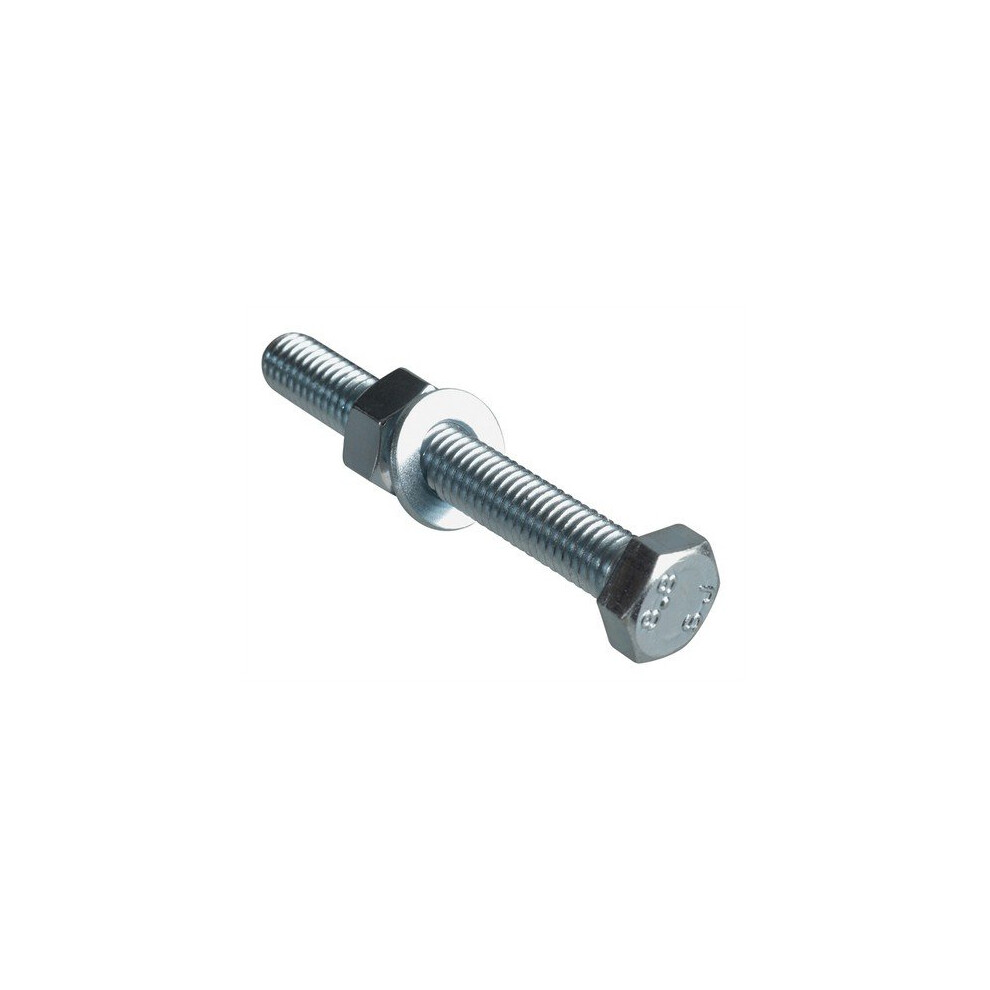 Forge FPHBN860 High Tensile Set Screw ZP M8 x 60mm Forge Pack of 4