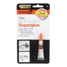 Everbuild Stick 2 All Purpose Superglue Tube 3 Gram