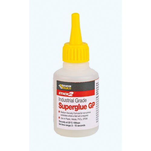 Everbuild Everbuild Industrial Grade Superglue Medium Viscosity GP 50 gramman pullo