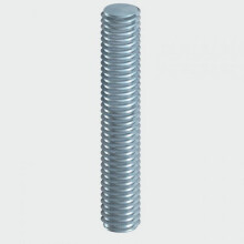 TIMco 10300TBZ Threaded Bar DIN 976A BZP M10 x 300mm Pack of 10
