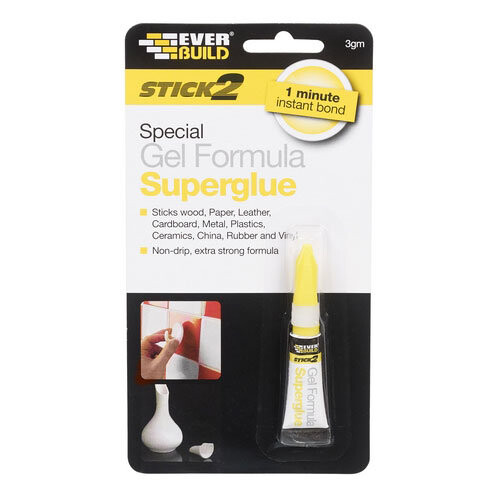 Everbuild Everbuild Stick 2 Superglue Special Gel Formula 3 Gram