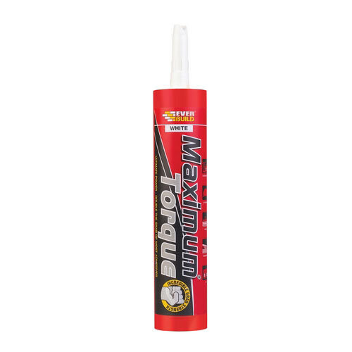 Everbuild Everbuild MAXTQWE Maximum Torque Hybrid Polymer Ultimate High Grab Adhesive White C3