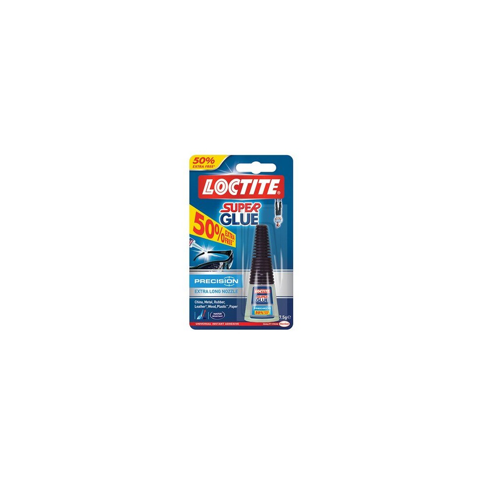 Loctite 860474 Super Glue 5g + 50% Extra Free (LOCSG5G50) - High-Strength, Instant Bonding, Non-Drip Gel for Overhead & Vertical Surfaces