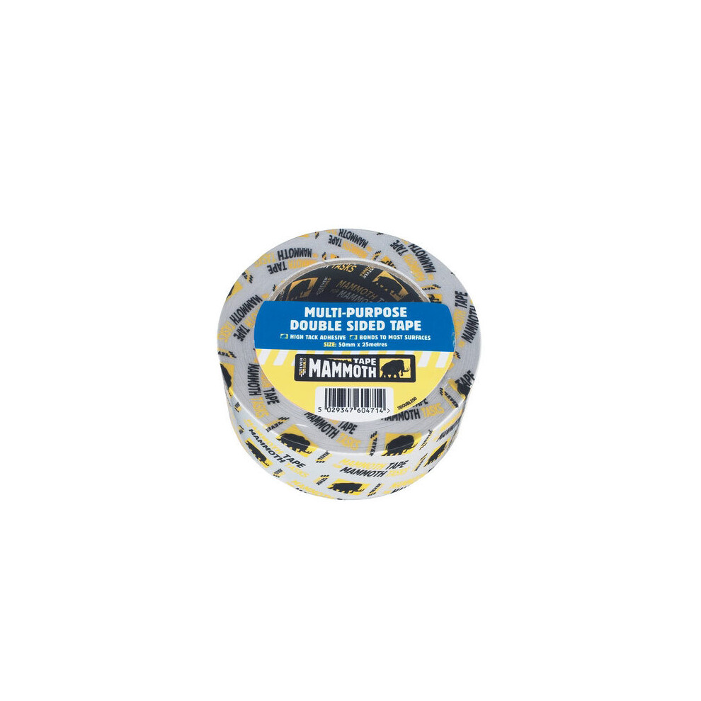Everbuild Multi Purpose Double Sided Tape 50mm x 25m