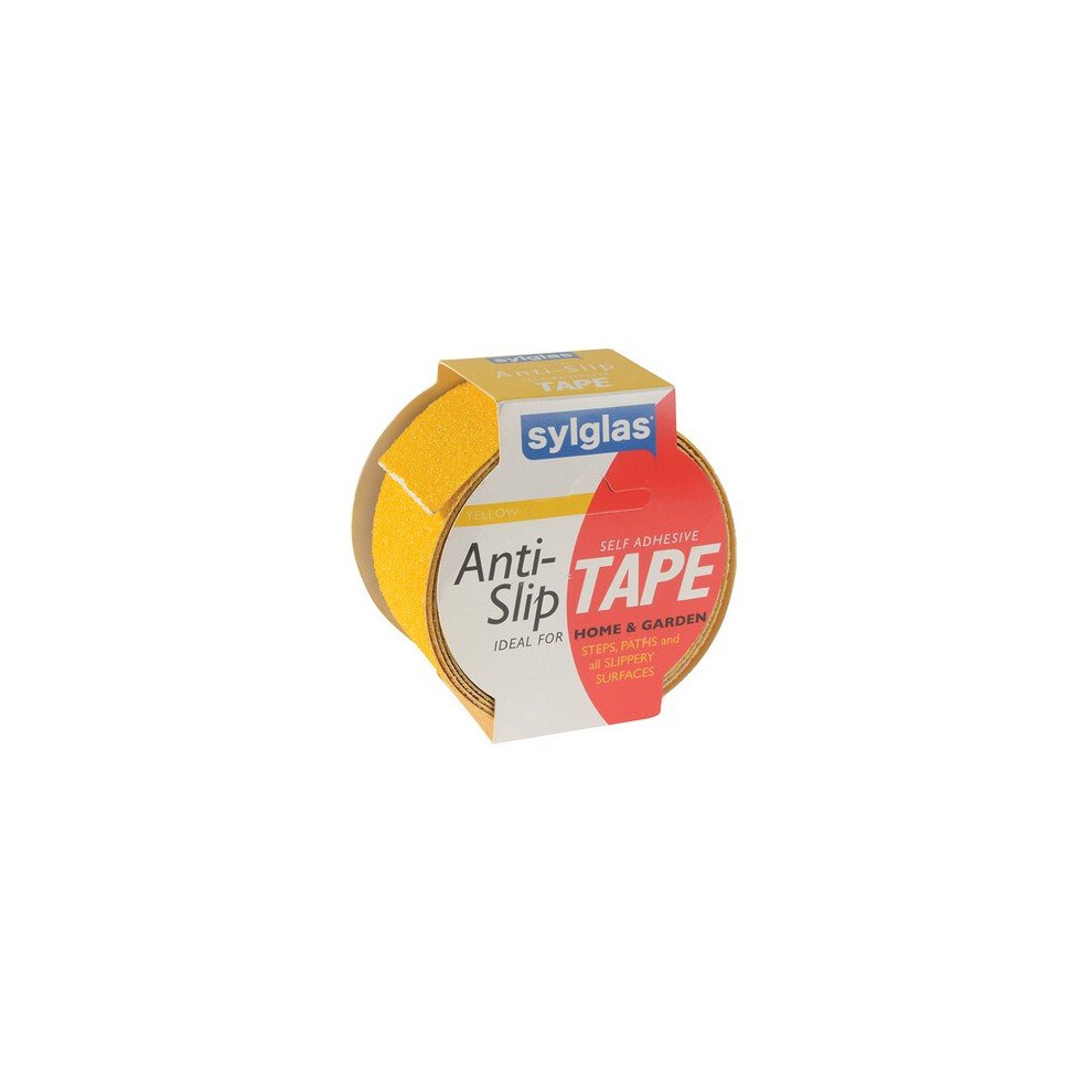 Sylglas 8622051 Anti-Slip Tape 50mm x 18m Yellow