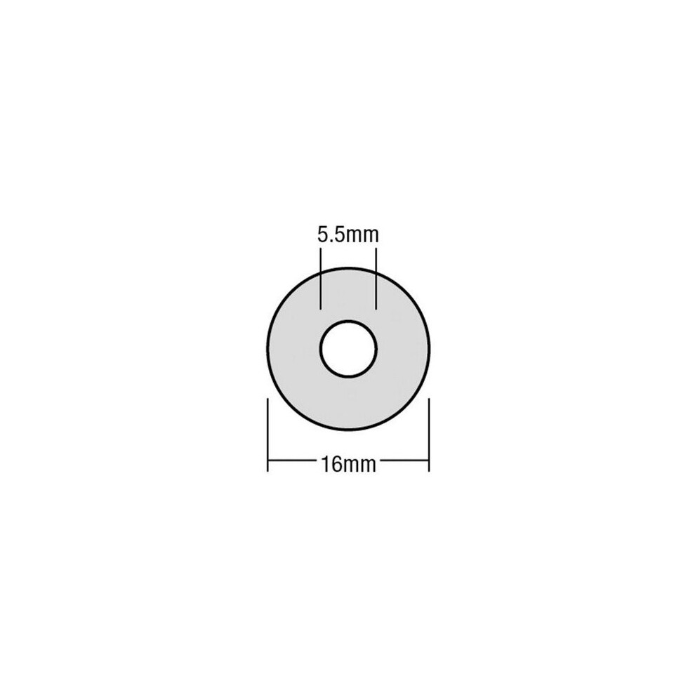 Forgefix TFW1655 TechFast Bonded EPDM Washer 5.5 X 16mm Box 100