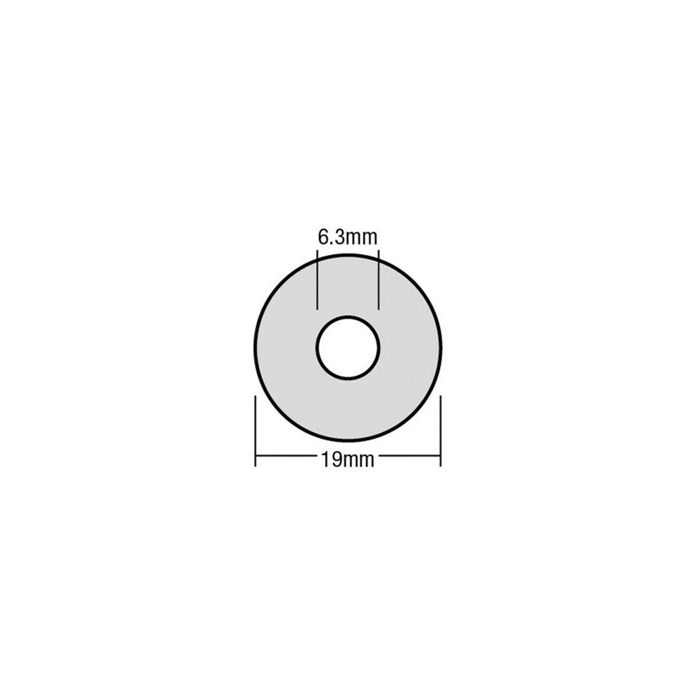 Forgefix TFW1963 TechFast Bonded EPDM Washer 6.3 X 19mm Box 100